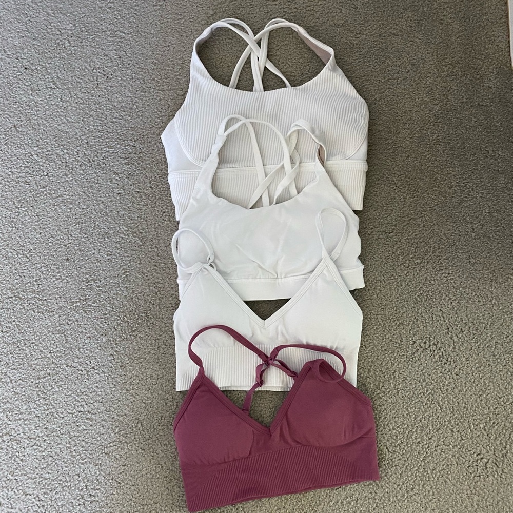 Lululemon sports bra bundle- size 2